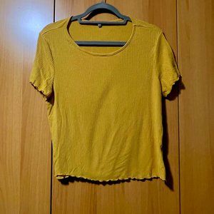 Charlotte Russe Mustard Top